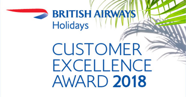 British Airways Customer Excellence Award